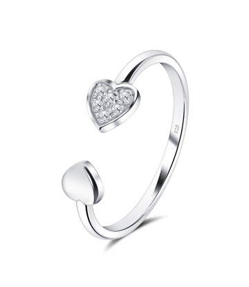 Hearts Silver designed Ring NSR-4099